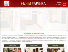 Tablet Screenshot of hotelsawerainternational.com